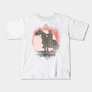 cowboy draw Kids T-Shirt